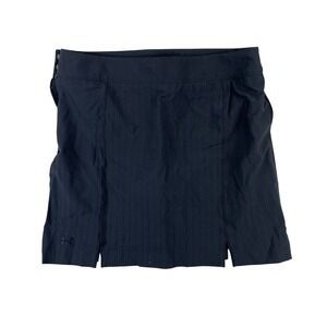 Under Armour Performance Skirt Womens 10‎ Black Pleated Tennis Golf Athletic